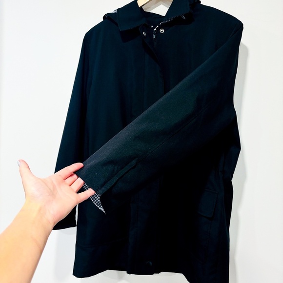 FEN-NELLI Black mid-season coat - Picture 5 of 9